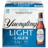 Yuengling Beer, Light Lager, 12 Pack