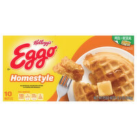 Eggo Waffles, Homestyle - 10 Each 