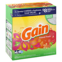 Gain Detergent, Island Fresh - 91 Ounce 