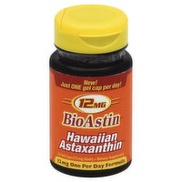 BioAstin Hawaiian Astaxanthin, 12 mg, Gel Caps - 25 Each 