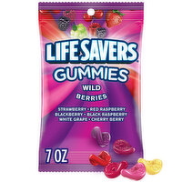 Life Savers LIFE SAVERS Gummy Candy, Wild Berries, 7 oz Bag - 7 Ounce 