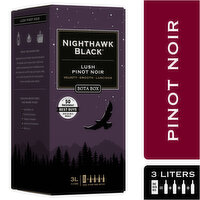 Bota Box Nighthawk Black Lush Pinot Noir Red Wine - 3 Litre 