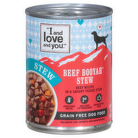 I and Love and You Dog Food, Grain Free, Beef Booyah Stew - 13 Ounce 