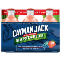 Cayman Jack Margarita, Strawberry - 6 Each 