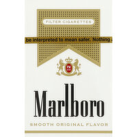 Marlboro Cigarettes, Filter, Gold Pack - 20 Each 