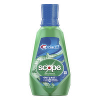 Crest Scope Outlast Anticavity Fluroide Mouthwash Long Lasting Mint Contains CPC (cetylpyridinium chloride) Inactive Ingredient, 1 L (33.8 fl oz) - 1 Ounce