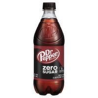 Dr Pepper Soda, Zero Sugar - 20 Fluid ounce 