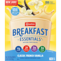 Carnation Nutritional Powder Drink Mix, Classic French Vanilla - 10 Each 