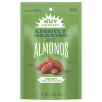 Nut Harvest Almonds, Lightly Roasted - 4.75 Ounce 