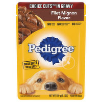 Pedigree Food for Dogs, Filet Mignon Flavor, Choice Cuts in Gravy - 3.5 Ounce 