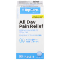 TopCare All Day Pain Relief, 220 mg, Tablets - 50 Each 