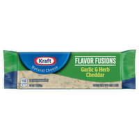 Kraft Cheese, Garlic & Herb Cheddar - 7 Ounce 