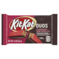Kit Kat Crisp Wafers, Strawberry + Dark Chocolate - 1.5 Ounce 