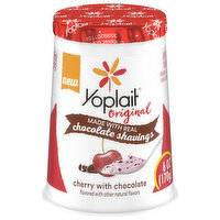 Yoplait Yogurt, Low Fat, Cherry with Chocolate - 6 Ounce 