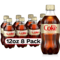 Diet Coke Cola, Caffeine Free - 8 Each 