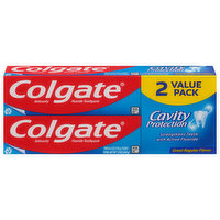 Colgate Toothpaste, Cavity Protection, Great Regular Flavor, 2 Value Pack