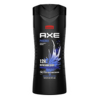 AXE Body Wash, 12H, Refreshing Scent, Crushed Mint & Rosemary Scent, Phoenix - 16 Ounce
