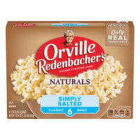 Orville Redenbacher's Popping Corn, Gourmet, Microwave, Naturals, Simply Salted