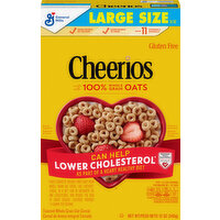 Cheerios Cereal, Toasted Whole Grain Oat, Plain, Large Size