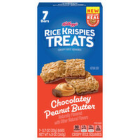 Kellogg's Rice Squares, Chocolate Peanut Butter, Crispy - 7 Each 