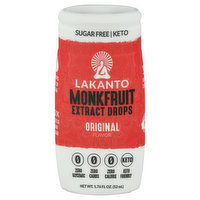 Lakanto Monkfruit Extract Drops, Original Flavor - 1.76 Fluid ounce 