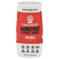 Lakanto Monkfruit Extract Drops, Original Flavor - 1.76 Fluid ounce