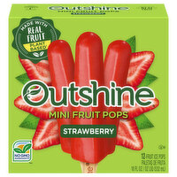 Outshine Outshine Strawberry Frozen Fruit Pops, 12 Count - 12 Each 