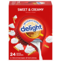 International Delight Coffee Creamers, Sweet & Creamy, 24 Pack - 24 Each