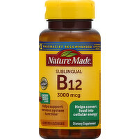 Nature Made Vitamin B12, 3000 mcg, Micro-Lozenges, Cherry - 40 Each 