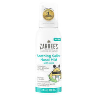 Zarbee's Nasal Mist, Soothing Saline - 3 Fluid ounce