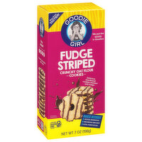 Goodie Girl Cookies, Fudge Striped - 7 Ounce 