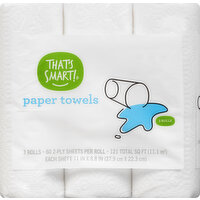 That's Smart! Paper Towels, 2-Ply - 3 Each 