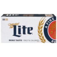 Miller Lite Beer, Pilsner - 18 Each 