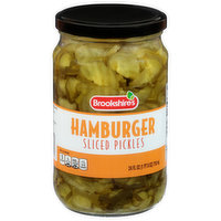 Brookshire's Pickles, Hamburger, Sliced - 24 Fluid ounce 