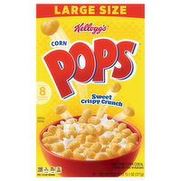 Corn Pops Corn Cereal, Sweetened, Large Size