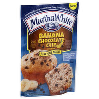 Martha White Muffin Mix, Banana Chocolate Chip - 7.4 Ounce