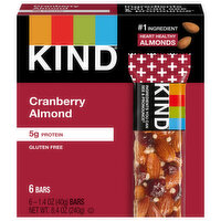 Kind Bars, Cranberry Almond - 6 Each 