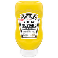 Heinz Mustard, Yellow, Natural - 14 Ounce 