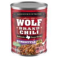 Wolf Homestyle Chili With Beans - 15 Ounce 