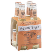 Fever-Tree Ginger Ale, Premium, 4 Pack