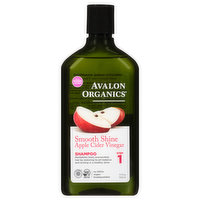 Avalon Organics Shampoo, Apple Cider Vinegar, Smooth Shine, Step 1