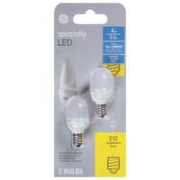 GE Light Bulbs, LED, Specialty, Soft White, 4 Watts - 2 Each 