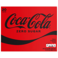 Coca-Cola Cola, Zero Sugar - 20 Each