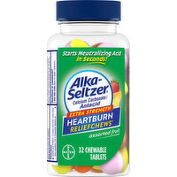 Alka-Seltzer Heartburn ReliefChews, Extra Strength, Chewable Tablets, Assorted Fruit - 32 Each 