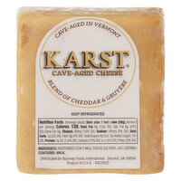 Karst Cheese, Cheddar, Cave-Aged - 8 Ounce 