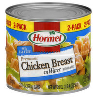 Hormel Chicken Breast in Water, with Rib Meat, Premium, 2 Pack - 2 Each 