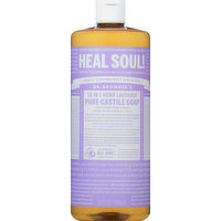 Dr. Bronner's Pure-Castile Soap, 18-in-1 Hemp Lavender - 32 Ounce 