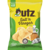 Utz Potato Chips, Salt 'n Vinegar, Family Size - 7.75 Ounce 