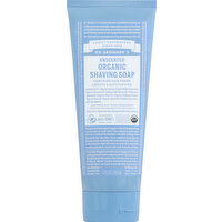 Dr. Bronner's Shaving Gel, Organic, Unscented - 7 Ounce 