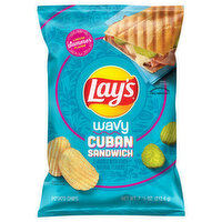 Lay's Potato Chips, Cuban Sandwich, Wavy - 7.5 Ounce 